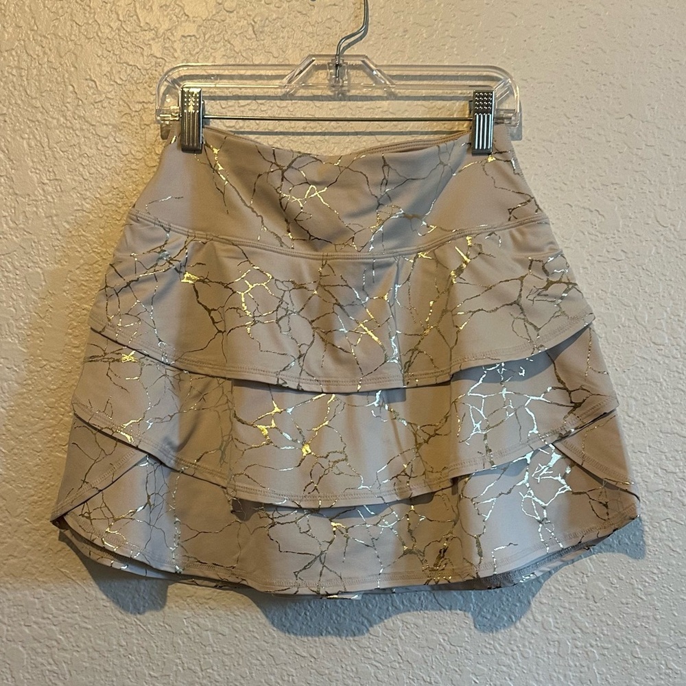 ID Ideaology Skort with gold foil